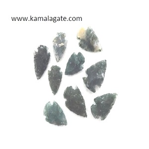 Puntas de flecha de cristal de piedras preciosas naturales tejidas a mano artesanías de piedra semipreciosa de tamaño pequeño - Product Image 6