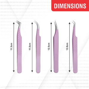 Vaslcare-Juego de pinzas puntiagudas de Punta inclinada de acero inoxidable, precisión para herramientas de belleza para cejas - Product Image 6