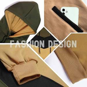 Meilleure vente de pulls à capuche pour hommes de style unique Nouvelle arrivée Vêtements d'hiver respirants dans le meilleur matériau à motif solide - Product Image 6