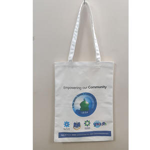 Sac fourre-tout personnalisable en coton biologique pour femmes, couleur unie, sac à main écologique et recyclé de grande capacité à deux ouvertures pour le shopping - Product Image 1