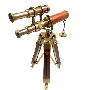 Telescopio Marítimo Antiguo de Doble Tubo de Calidad Premium, Hecho a Mano, con Soporte de Latón, el Mejor Artículo para Regalo - Product Image 2