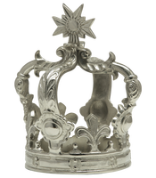 Couronne en métal mariée luxe reine et roi couronne décorative qualité supérieure décor de maison et de table couronne en aluminium