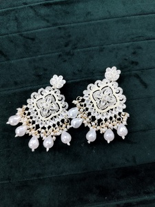 Luxury Latest Exclusive Designer Fashion Light Lekar <b>Diamond</b> <b>Earring</b> Collection For Womens - Product Image 2