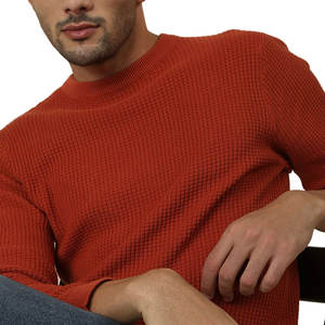 Pull d'hiver de luxe pour hommes avec manches longues douces et chaudes Meilleur style Vêtements tricotés Logo avant Nouvelle mode - Product Image 6