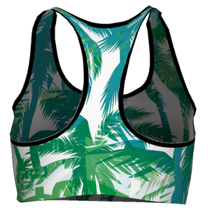 Sujetador deportivo sublimado de talla grande para mujer con logo frontal, de alto soporte, de nailon y elastano, sin costuras, para gimnasio, yoga, fitness y entrenamiento. - Product Image 2