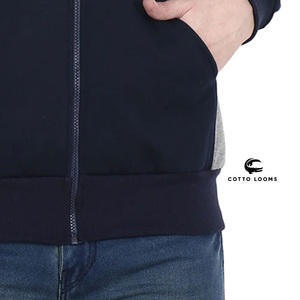 Sweats à capuche pour hommes taux d'usine respirant couleur unie pull polaire coton mélangé premium nouvelle arrivée de haute qualité - Product Image 2