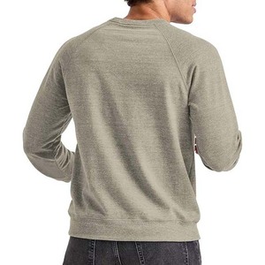 Custom Embroidery Screen Print Blank Plain Cotton Unisex Oversized Crewneck Pullover <b>Sweatshirt</b> Streetwear <b>Grey</b> <b>Mens</b> <b>Sweatshirt</b> - Product Image 3