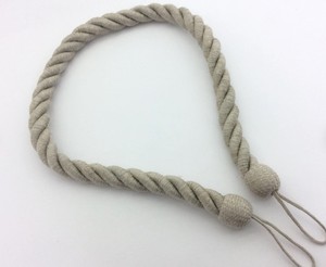 Natural Rope Tieback, 31 1/2 " Long. Rustic Style, Nautical and Shabby , Neutral for Each Color Combination. - Product Image 2