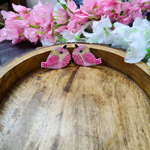 Pendientes Colgantes Clásicos Coloridos con Cuentas 2025, Hechos a Mano, con Forma de Pájaro, Cuentas de Semillas, Tamaño Personalizado, Accesorios de Moda para Fiestas, Unisex - Product Image 4