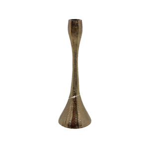 Bougeoir conique en aluminium de conception moderne de Super qualité pour la décoration de table de maison et de mariage - Product Image 3