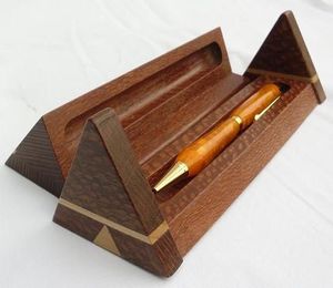 Ensemble de stylos cadeau de luxe en BAMBOU fait main de haute qualité personnaliser stylo en bois avec logo gravé avec boîte en bois UNIQUE - Product Image 5