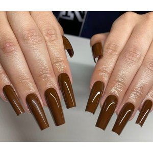 A10jet Brun épicé # Vernis à ongles gel DC 053 Duo, couleur longue durée, brun automnal riche - Product Image 4