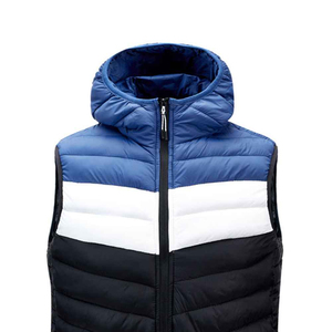 Chaleco de hombre con cierre de cremallera, chaleco sin mangas con capucha, chaquetas y abrigos de invierno para hombre - Product Image 2