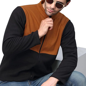 Chaqueta polar de alta calidad hecha a medida para hombre, nuevo estilo con cuello alto, poliéster y piel sintética para una comodidad óptima - Product Image 6