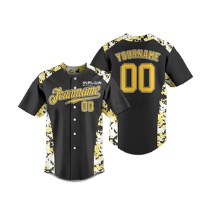 Uniformes de baseball sur mesure avec logo, grande taille, design sublimé de haute qualité, service OEM, maillot de baseball antibactérien et respirant - Product Image 3