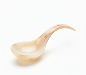 Cuillère en corne de buffle naturelle faite à la main de haute qualité, ustensile de cuisine écologique pour la cuisine, le service, la vaisselle, cadeaux d'affaires - Product Image 2