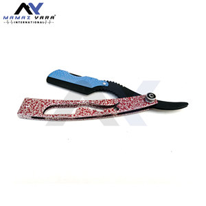 Navajas de Barbero Profesionales Negras para Peluquería, Afeitado Tradicional, Navaja de Filo Recto, Aseo Masculino Moderno y Clásico - Product Image 5