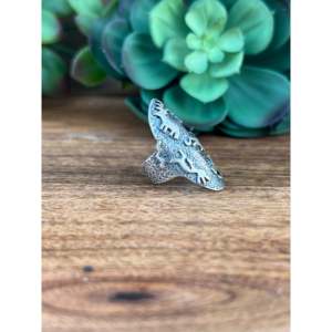 Bague Robert Shakey élégante en argent sterling, motif animal, ajustable, bijou classique et mignon, cadeau idéal pour la taille 5.25, placage raffiné - Product Image 4