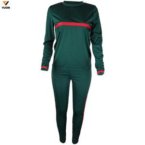 2025 venta al por mayor correr Fitness manga larga Top pantalones de chándal ropa de Yoga de dos piezas traje suelto primavera y otoño mujeres - Product Image 5