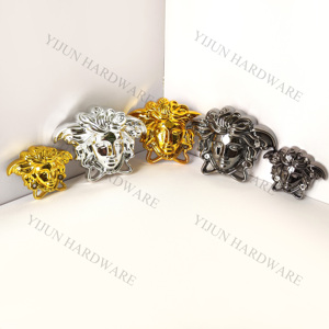 กระดุมตกแต่งพลาสติกหัวสิงโตอุปกรณ์เฟอร์นิเจอร์ - Product Image 4