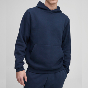 OEM personalizado de los hombres 100% de algodón de gran tamaño sudaderas con capucha Casual Streetwear básico de lana para la temporada de invierno con impresión digital - Product Image 1