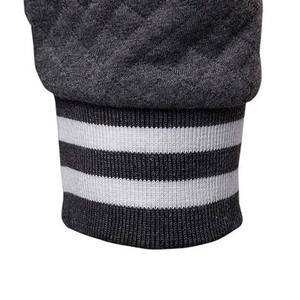 เสื้อแจ็กเก็ตเบสบอลแขนยาวสำหรับผู้ชายเสื้อแจ็กเก็ตแบบธรรมดาพิมพ์ลายกระดุมตามสั่ง - Product Image 4