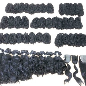 ผมลอนสำหรับต่อผมผมมนุษย์ผมสังเคราะห์สังเคราะห์สั้น10-30" - Product Image 2