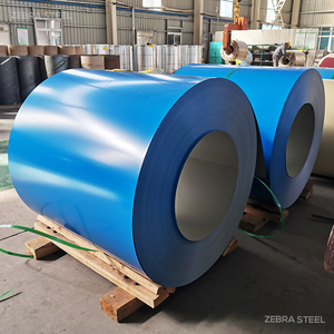 Bobina di Acciaio PPGL Rivestita a Colori 0.45mm, Rivestimento <span class=keywords><strong>in</strong></span> Zinco-Alluminio AZ120g, Lunga Durata, <span class=keywords><strong>Norma</strong></span> ASTM A792 - Product Image 1