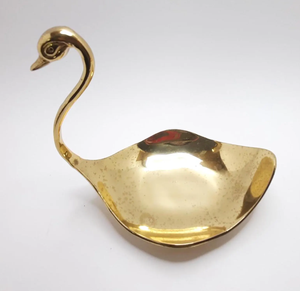 Handmade Polished Gold Aluminum Luxury Dry Fruits Tray Bowl for <b>Duck</b> Designed Beautiful Pattern Centerpiece Pooja Home Office - Product Image 3