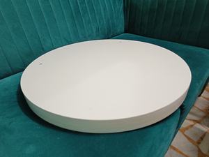 En bois fait à la main amour affichage de table lisse finition blanche bijoux comptoir d'exposition détail salle d'exposition décor présentation du produit - Product Image 3