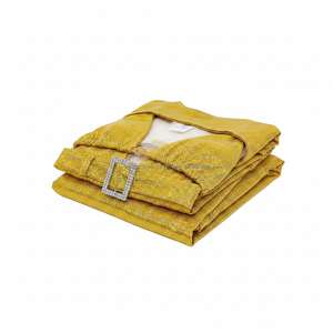 Ensemble de vêtements de festival dorés métalliques brillants, tenue de rave sexy 3 pièces, haut de bikini scintillant pour femme, boléro et mini-jupe, costume de danse - Product Image 6