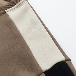 Sweat-shirt à col rond pour homme, tendance rétro streetwear, personnalisable, écologique, uni, brodé, lavé, chaud, tissé, automne 2025 - Product Image 5