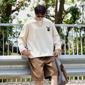 Sweat-shirt à capuche pour homme, coupe classique, uni, décontracté, respirant, confortable, avec poche, polyester/coton, pour adultes, meilleure qualité 2024 - Product Image 6