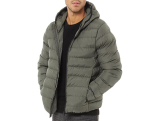 OEM Custom Logo Lightweight Blank Plain <b>Bubble</b> Padded Bomber Jacket Custom Winter Jacket Puffer For Men - Product Image 1