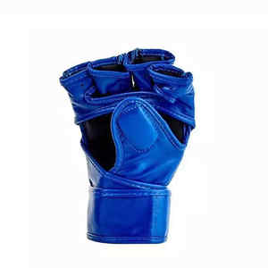Gants MMA et de boxe de haute qualité respirant en cuir PU Thai Kickboxing Training & Sparring Gants pour un usage décontracté - Product Image 6