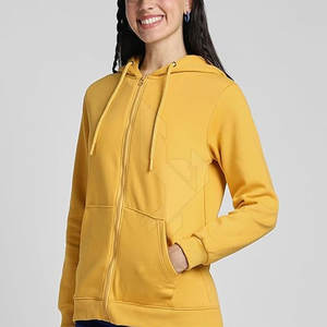 Trendy <b>Women's</b> Casual <b>Lightweight</b> Breathable Hooded <b>Sweatshirts</b> for Winter Zipper Front Pockets Streetwear Style - Product Image 3