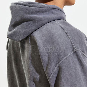 Venta caliente Precio barato Hombres Basics Acid Wash Hoodies Mejor calidad de manga larga de calidad superior del producto Sudadera con capucha - Product Image 6