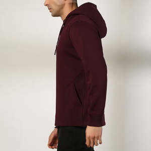 Sweat à capuche zippé pour homme en molleton 100% coton lourd, saison d'automne, motif géométrique imprimé personnalisé, respirant pour homme - Product Image 6