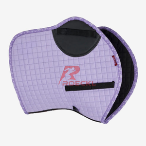 Doublure en tissu doux de qualité supérieure matériau durable conception confortable pour la longue formation d'équitation en gros tapis de selle de cheval anglais - Product Image 6