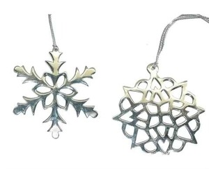 Copo de nieve de metal galvanizado de estilo lujoso, soporte colgante fuerte, copo de nieve colgante de Navidad y vacaciones sin óxido más vendido - Product Image 1