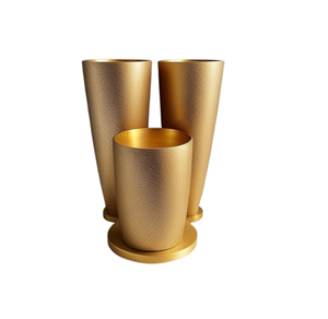 Nuevo soporte de luz T de estilo moderno para decoración de centros de mesa, soporte de vela de Metal hecho a mano de bajo precio al por mayor en Color dorado - Product Image 2