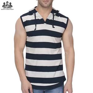 Customized Design Men Solid Winter Heavyweight 100% Cotton Breathable Eco-Friendly Gym Fitness Wear <b>Sleeveless</b> <b>Hoodies</b> - Product Image 4