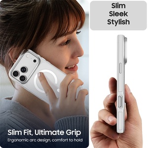Coque de téléphone personnalisée avec aimant puissant semi-transparent mat et pare-chocs en TPU pour iPhone 17 Pro Max 18 Pro Max - Product Image 5