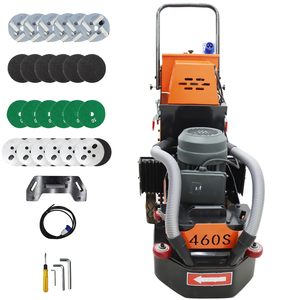 Machine de polissage et de ponçage pour sols en béton, avec bac à poussière pour époxy et terrazzo, pour tampons de polissage - Product Image 2