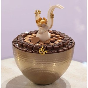 Cuenco de Chocolate decorativo de Metal, cuenco dulce hecho a mano de calidad superior, cuencos de mesa para servir Chocolate elegantes clásicos - Product Image 6