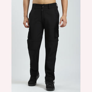 Mode hommes Cargo pantalon droit incurvé rayé décontracté extérieur Streetwear Multi poche confortable pantalon hommes pantalon lavé - Product Image 1
