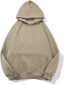Unisex Men's Pullover Hoodie High Quality Custom Cotton Knitted Comfortable Solid Pattern Thick Warm Heavyweight Oversized - Product Image 5