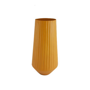 Florero de Metal de hierro de estilo Popular acabado negro para el hogar boda restaurante Decoración de mesa florero de Metal hecho a mano a granel - Product Image 3