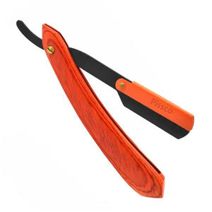 Couteau de rasage droit, rasoir manuel pliant en acier pour barbier, outils d'épilation - Product Image 1