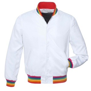 Blouson aviateur en satin haute performance-Tissu personnalisable et confortable pour un style et un confort optimaux - Product Image 1